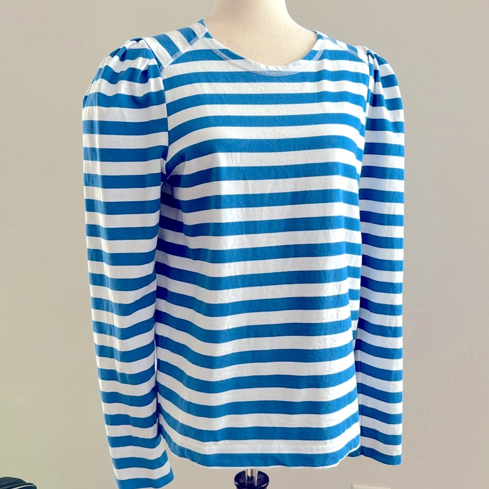 Ganni Sz Med Striped Top